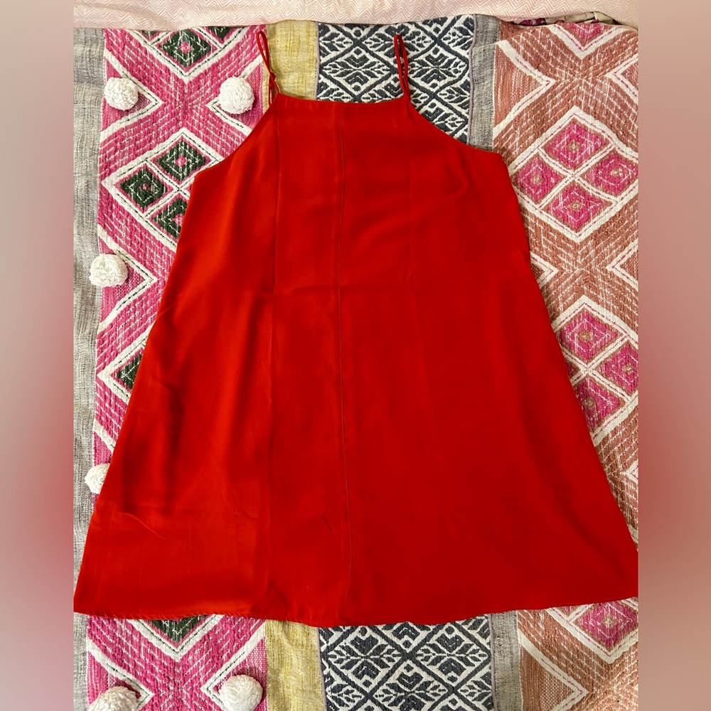 Lush Red Spaghetti Strap Dress